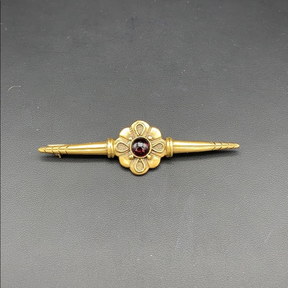 Gold over Silver Amethyst Brooch $75